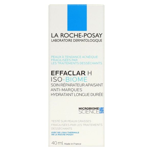 La Roche-Posay - Effaclar H Iso-Biome soin réparateur apaisant- 40ml