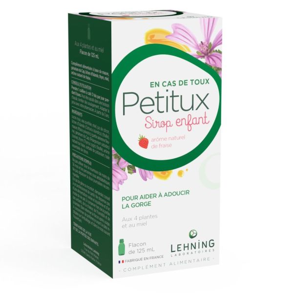 Lehning - Petitux sirop enfant - 125mL