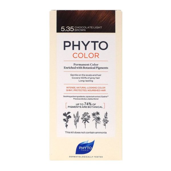 Phytocolor - Coloration permanente 5.34 Châtain clair chocolat