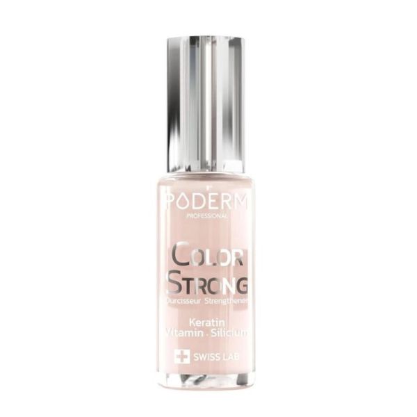 Poderm Professional - Color strong Vernis durcisseur rose poudrée - 8ml
