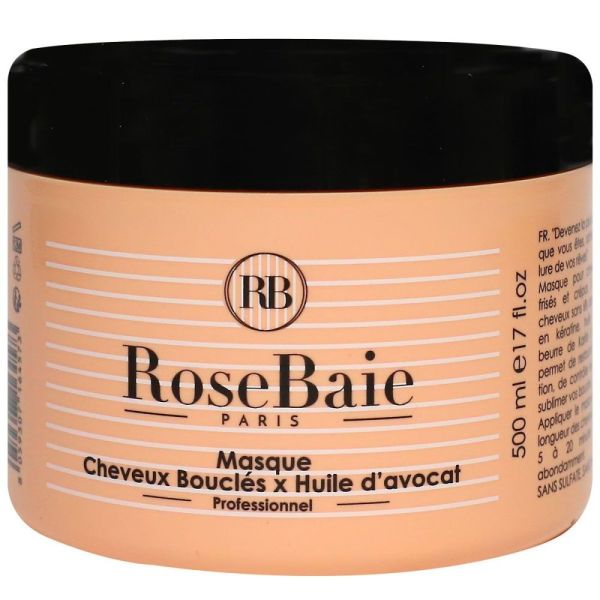 RoseBaie - Masque cheveux bouclés x Huile d'avocat - 500ml