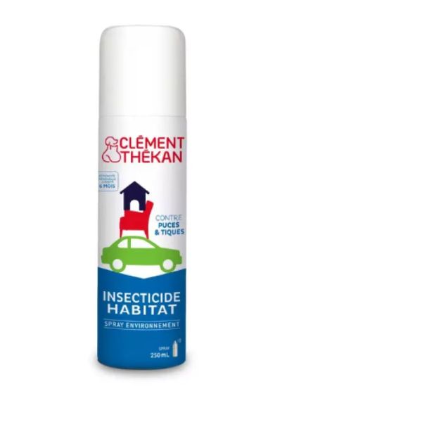 Clement Thekan - Spray Insecticide Habitat Contre Puce & Tiques - 250ml