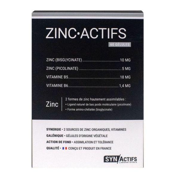 Synactifs - Zincactifs - 60 gélules