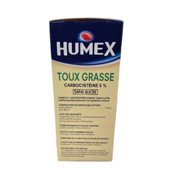 Urgo - Humex Toux Grasse Carbocistéine 5% - 250ml