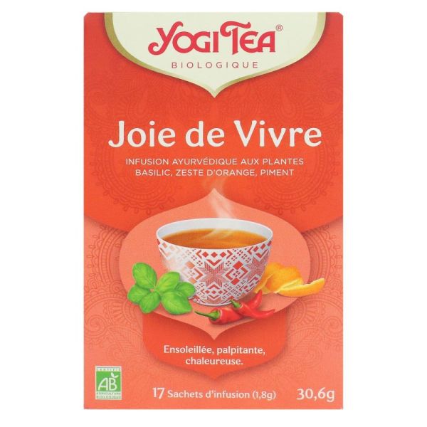 Yogi Tea - Joie de vivre 17 sachets - 30.6g