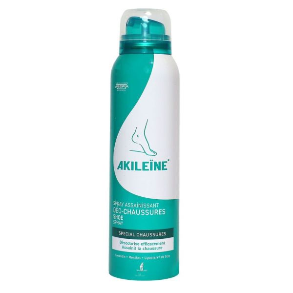 Akileïne - Déo-chaussures spray assainissant - 150 mL