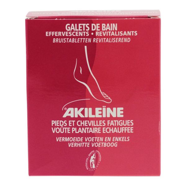 Akileïne - Galets de bain effervescents - 6 x 20g
