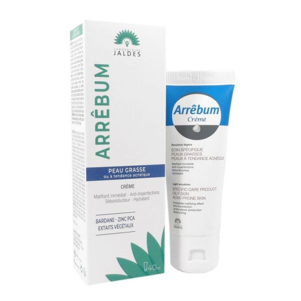 Arrêbum crème - Émulsion légère soin spécifique peaux grasses - 40 ml