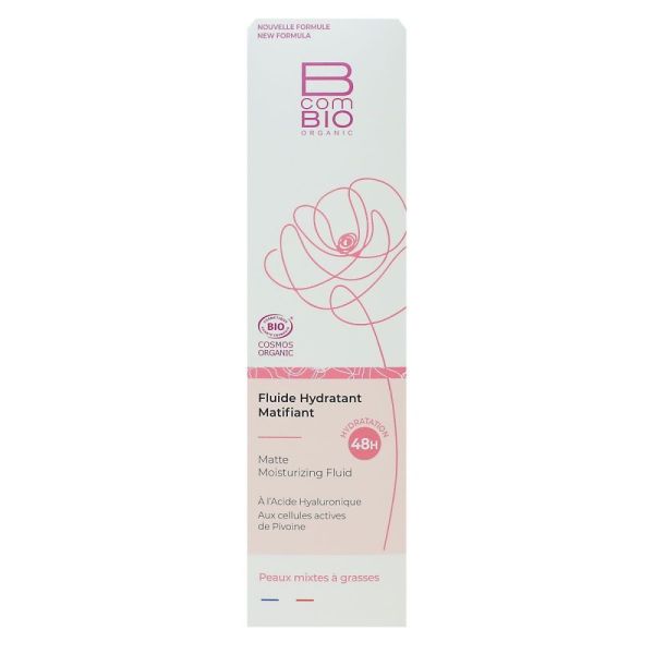 B com Bio - Fluide hydratant matifiant - 50ml