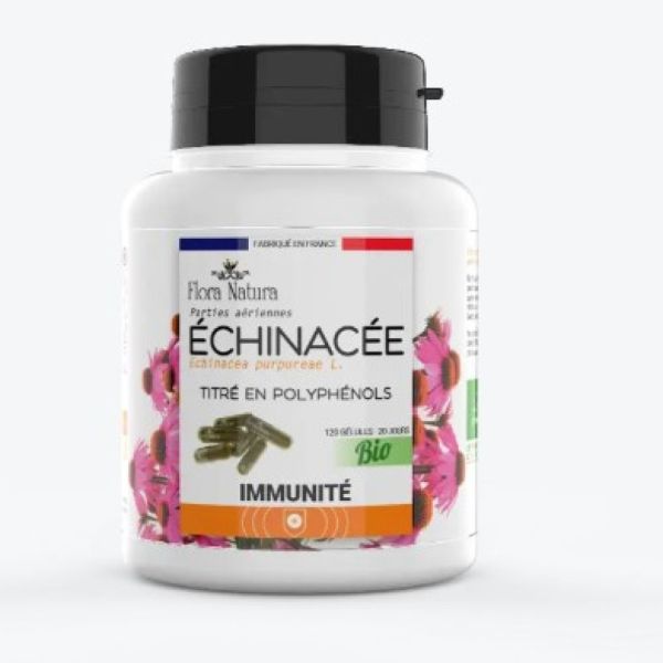 Flora Natura - Echinacée immunité Bio - 120 gélules
