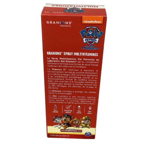 Granions - Kid Multivitamines Paw Patrouille Spray - 20 ml