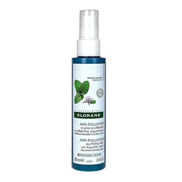 Klorane - Anti-pollution brume purifiante menthe aquatique - 100 ml