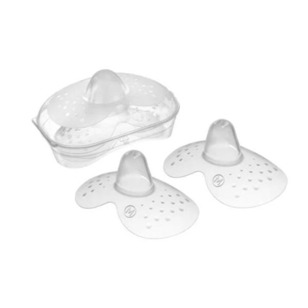 MAM - Bouts de sein en silicone avec boîte de stérilisation M - 2 bouts