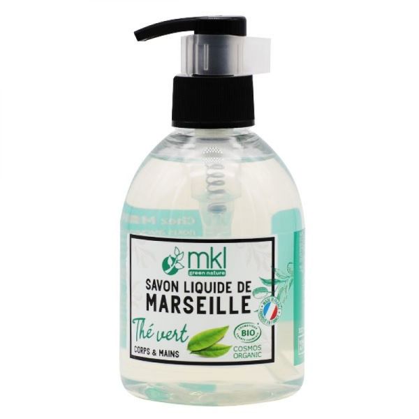 mkl Green Nature - Savon liquide de Marseille thé vert cors & mains - 300 ml