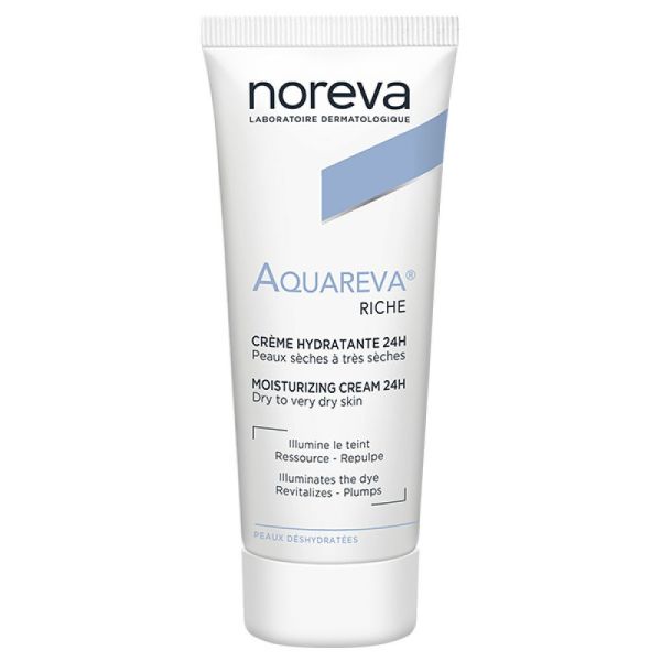 Noreva - Aquareva crème hydratante riche 24h - 40 ml