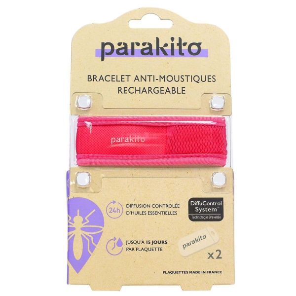 Para Kito - Bracelet anti moustique rechargeable - 2 x 15 jours