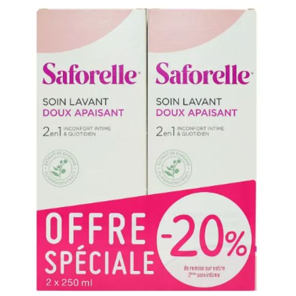 Saforelle - Soin lavant doux toilette intime et corporelle