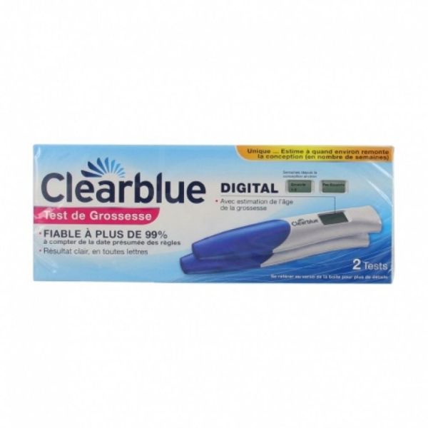 Clearblue Digital Test de grossesse - 2 tests
