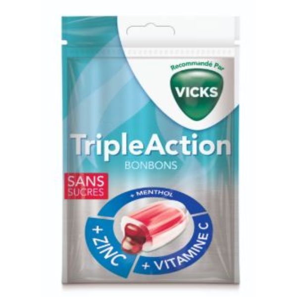 Vicks - Bonbon triple action - 72g
