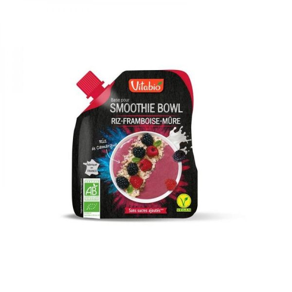 Vitabio - Smoothie bowl riz framboise mûre - 350 g