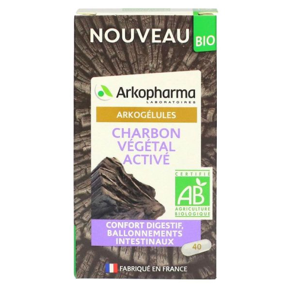 Arkopharma - Ballonnements et flatulences - 40 gélules