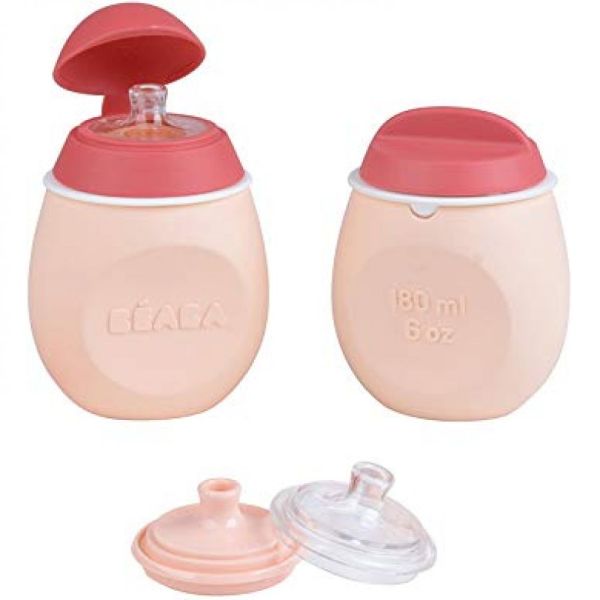 Béaba - Set baby squeez'portion - dès 4 mois - 2 x 180 ml