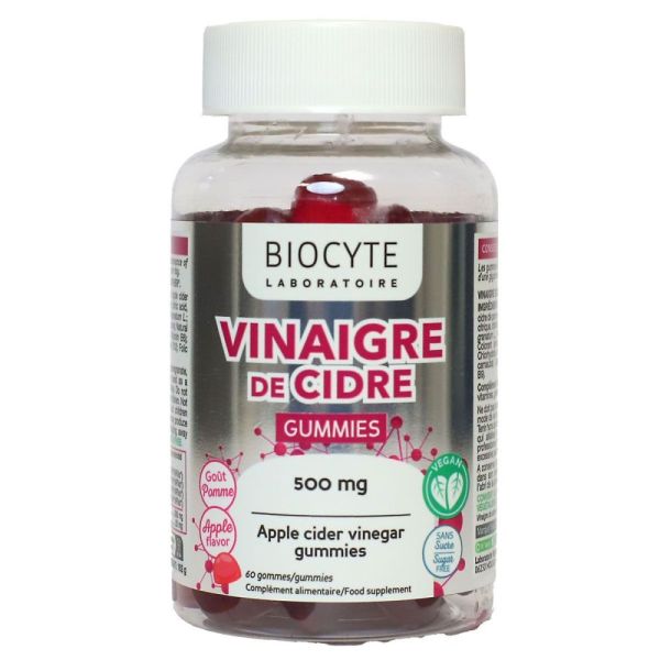 Biocyte - Vinaigre De Cidre - 60 Gummies