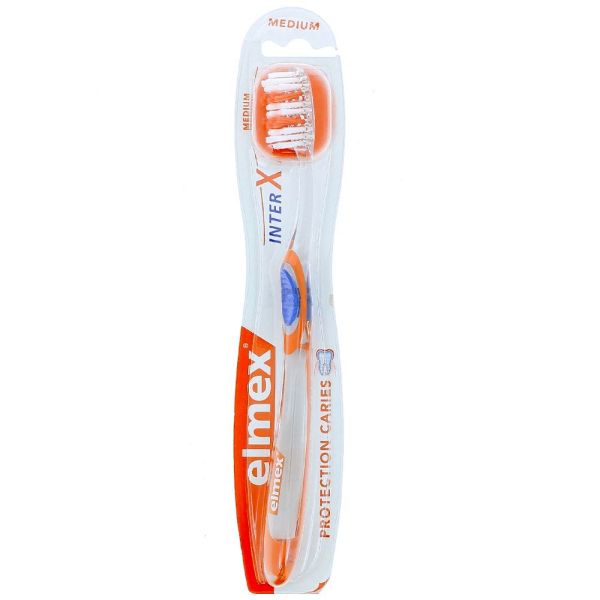 Elmex - Brosse à dents protection caries interX - Brosse Médium