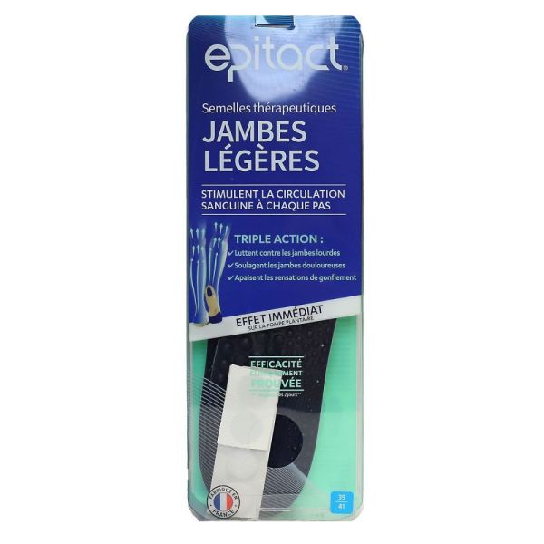 Epitact - Semelles thérapeutiques Jambes légères - 39/41