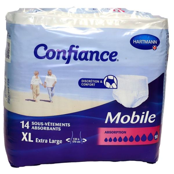 Hartmann - Confiance mobile 14 sous vêtements absorbants  taille XL
