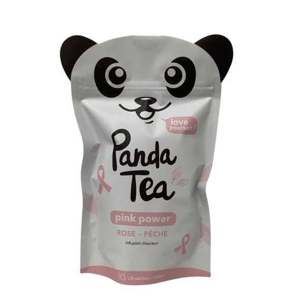 Panda Tea- infusion douceur rose-pêche- 28 sachets
