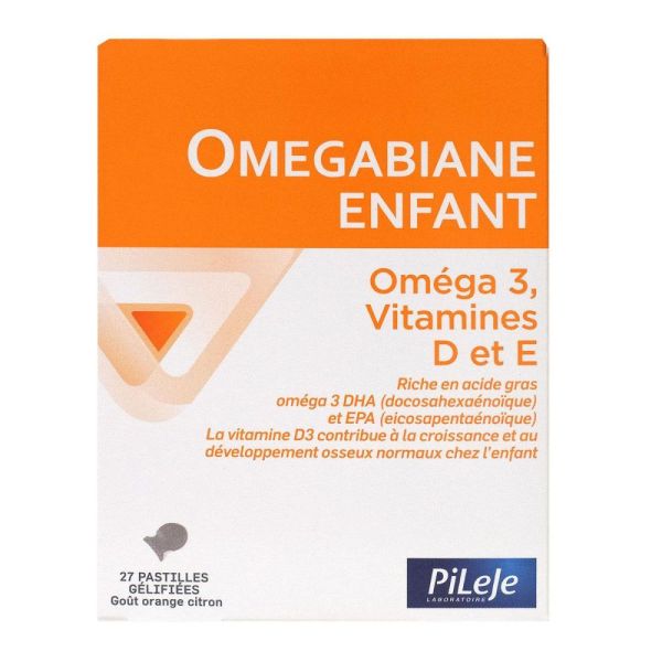Pileje - Omégabiane enfant 27 pastilles