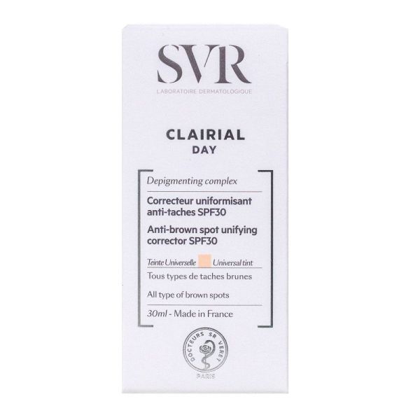SVR - Clairial Day Correcteur uniformisant anti-taches SPF30 - 30ml