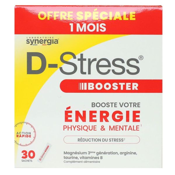Synergia - D-stress booster 1mois - 30 sachets