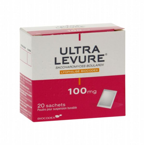 Ultra levure 100mg - 20 sachets