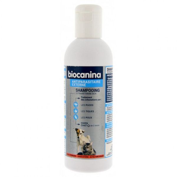 Biocanina - Shampooing antiparasitaire externe - 200mL
