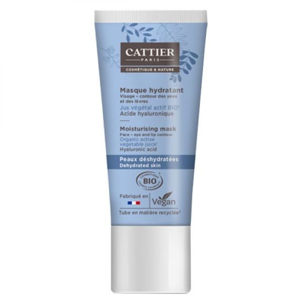 Cattier - Masque hydratant jus végétal actif bio - 50 ml