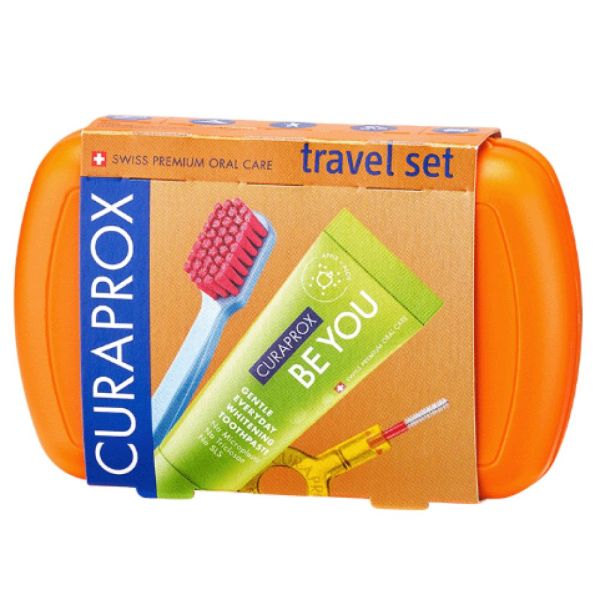 Curaprox - Be you kit de voyage orange - 5 unités