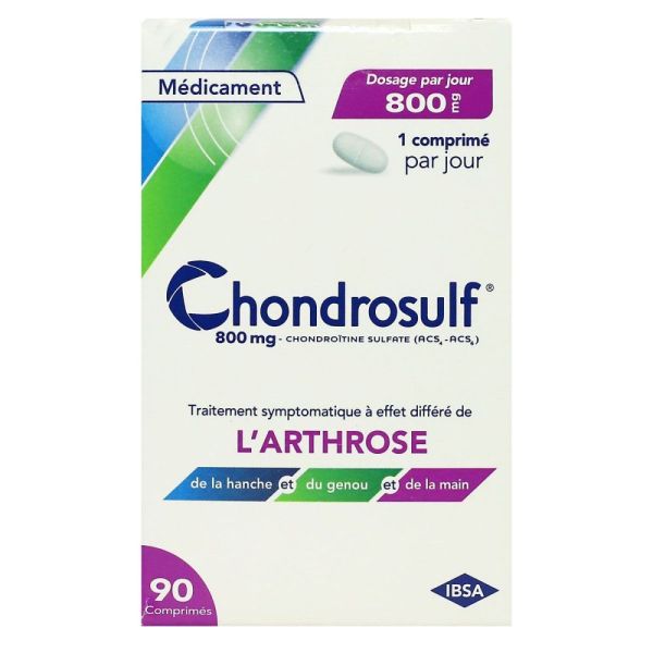 IBSA - Chondrosulf 800mg - 90 comprimés