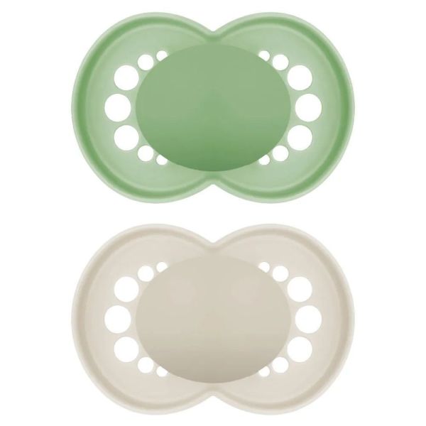 Mam - Sucette Original 18mois + Bleu mate - 2 sucettes