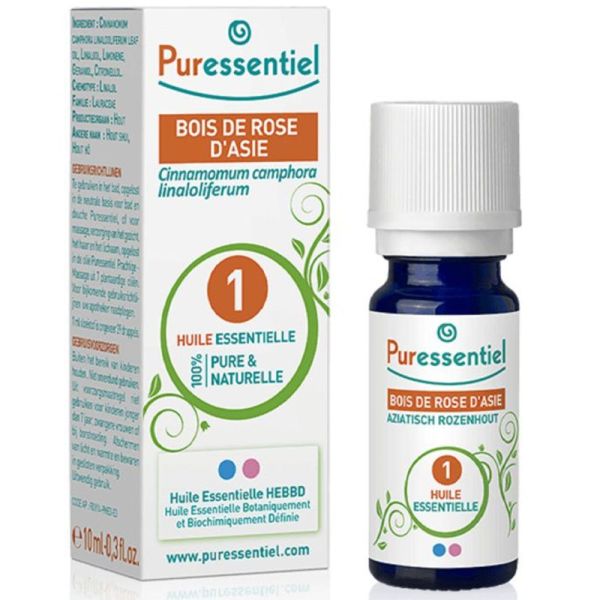 Puressentiel - Huile essentielle bois de rose d'Asie - 10 ml