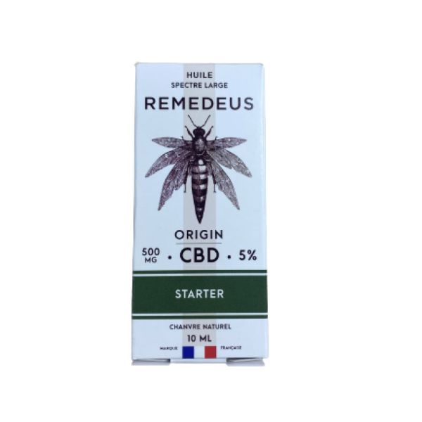 Remedeus - Origin Starter Chanvre Naturel Spectre Large CBD 5% - 10ml