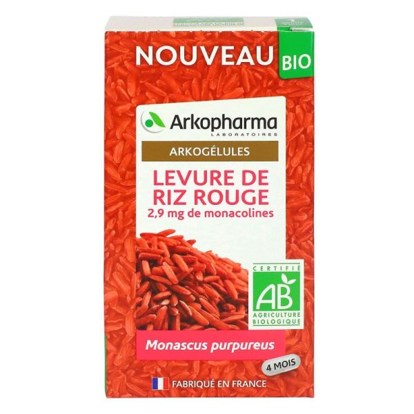 Arkopharma - Levure de riz rouge Cholestérol - 120 gélules