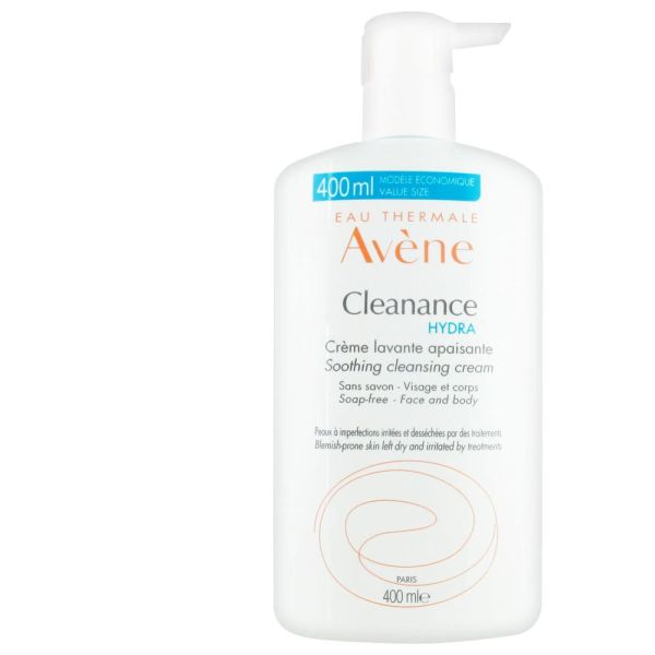Avène - Cleanance Hydra crème lavante apaisante - 400 ml