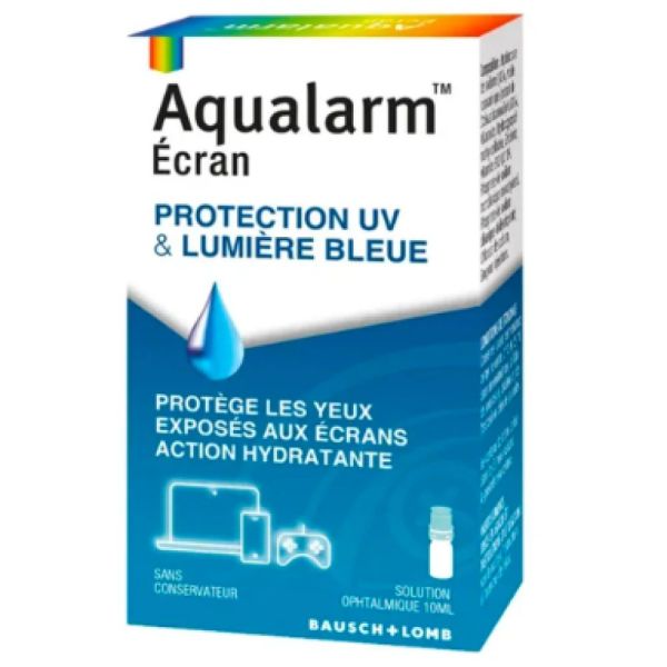 Bausch & Lomb - Aqualarm Ecran - Solution ophtalmique 10ml