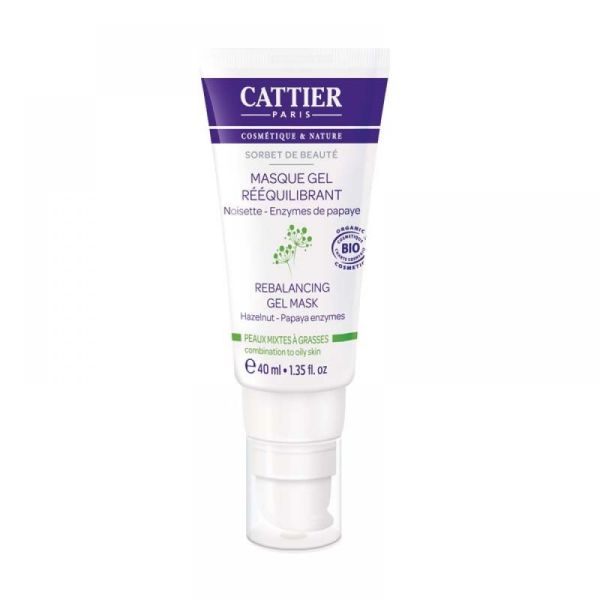Cattier - Masque gel rééquilibrant Sorbet de Beauté - 40 ml
