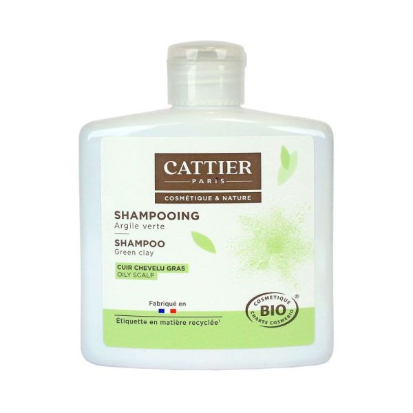 Cattier - Shampooing argile verte - 250 ml