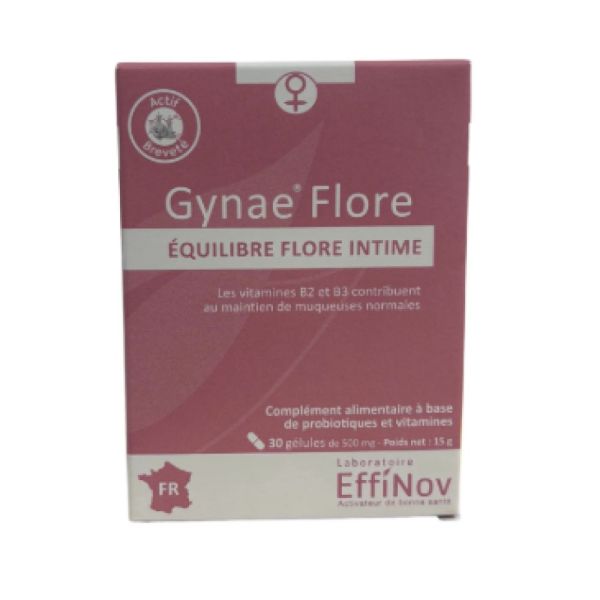 Effinov - Gynae Flore probiotiques - 30 gélules
