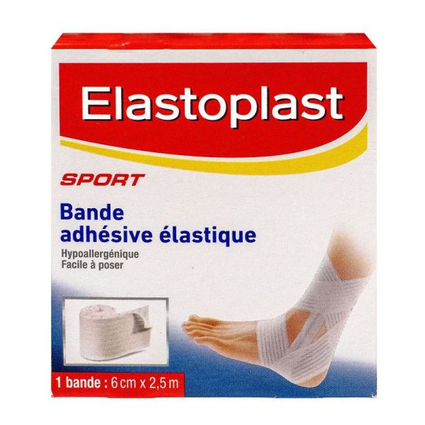 Elastoplast-  Bande Adhésive 6cmx2.5m - 1bande