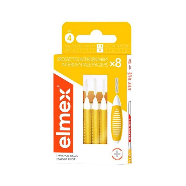 Elmex Brossettes Interdentaires 1.3mm (Taille 4) x8
